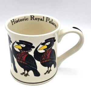 Historic Royal Palaces Tower of London RAVENS ENGLAND GUARD COFFEE CUP MUG RARE